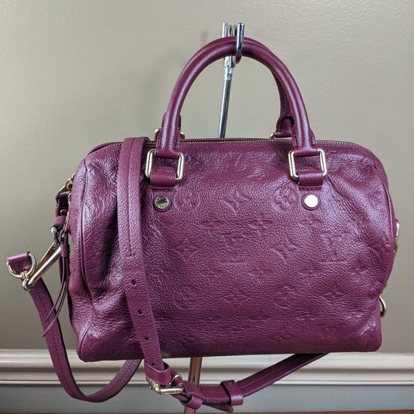 Auth Louis Vuitton Monogram Empreinte Speedy Bandoulière 25 - Picture 1 of 12